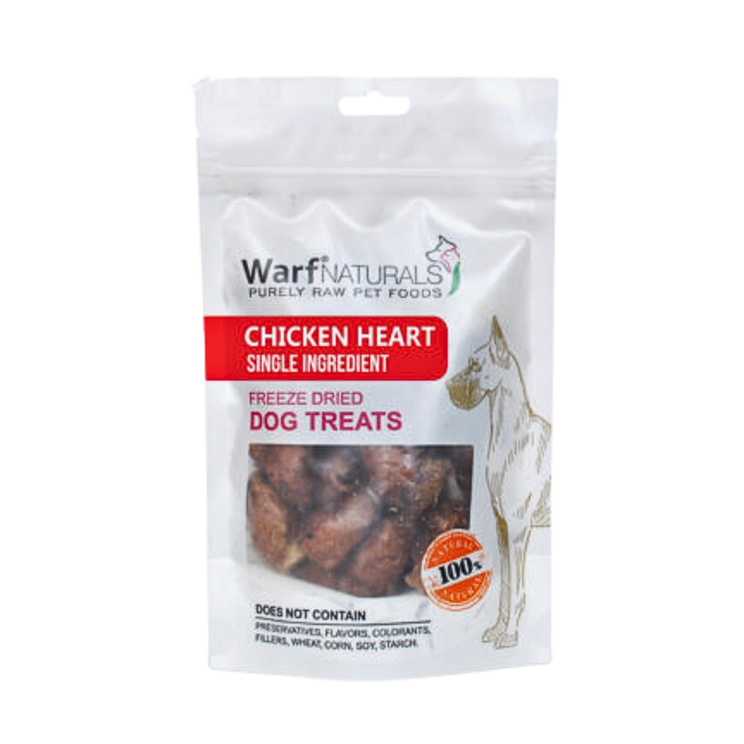 Warf Naturals - Coeur de Poulet Lyophilisé 40g