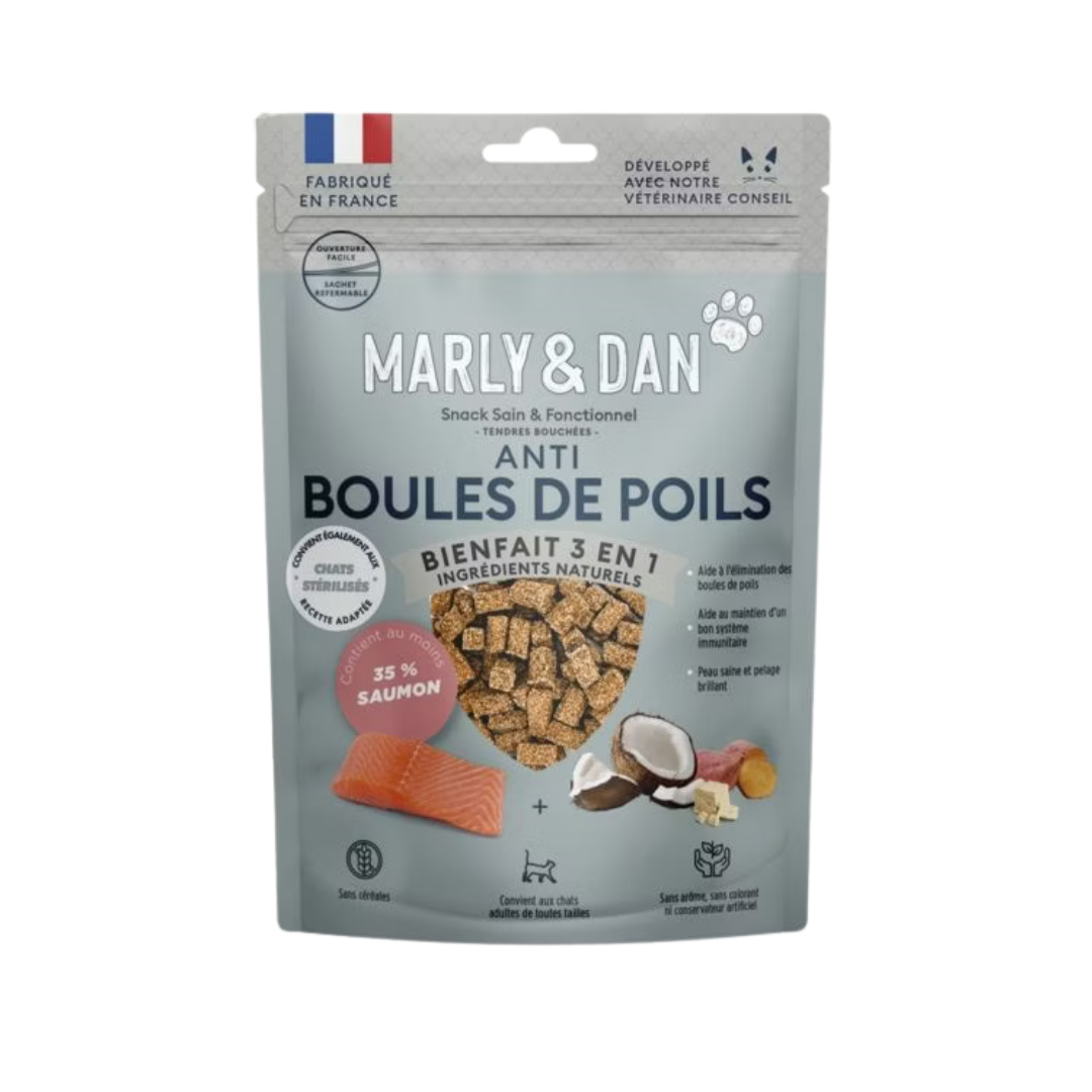 Marly&Dan Friandises Anti Boules de Poils 40g