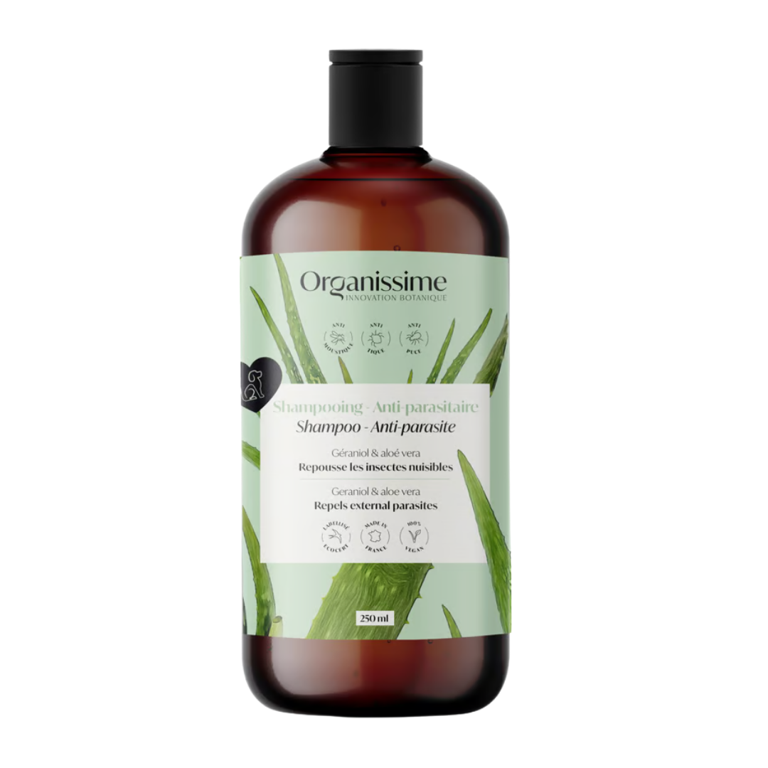 Shampooing Organissime Antiparasitaire Bio Chien 250ml