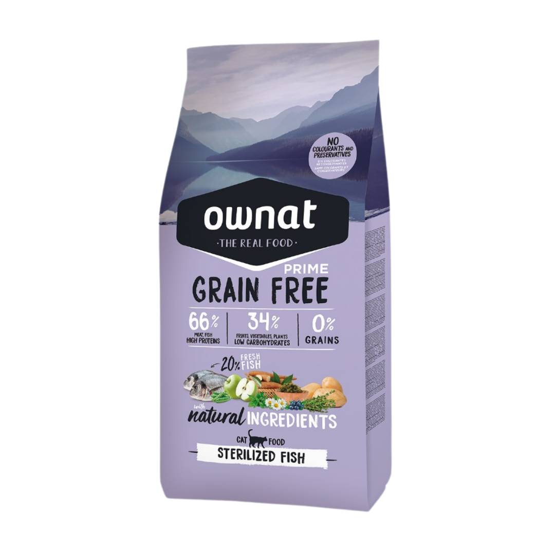 Ownat GF Prime Sterelized Fish Chat 8kg