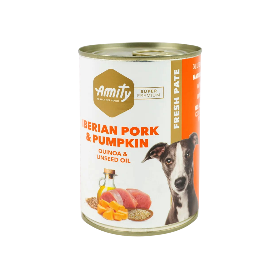 Amity Super Premium Porc et Potiron 400gr