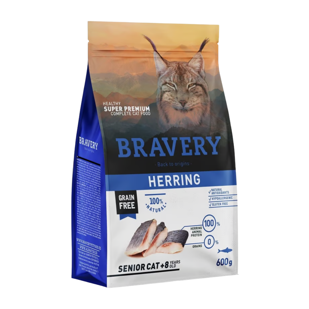Bravery Cat Senior 8+ 600gr