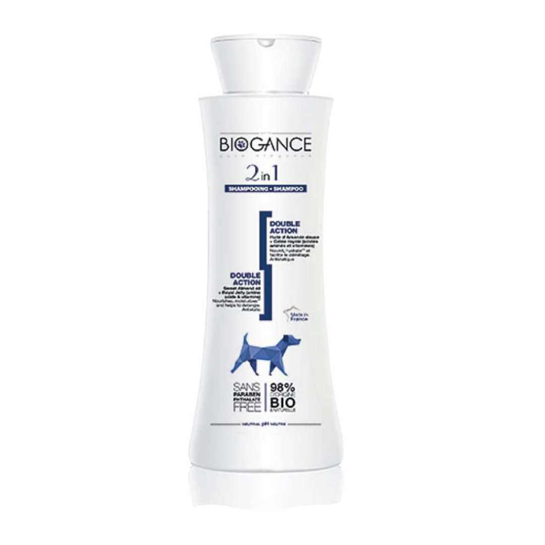 Biogance Shampooing double action Nettoie & démêle 250ml