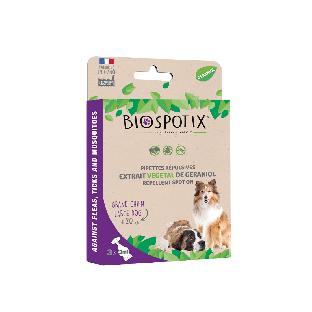 Pipettes Répulsives Grand Chien Biospotix