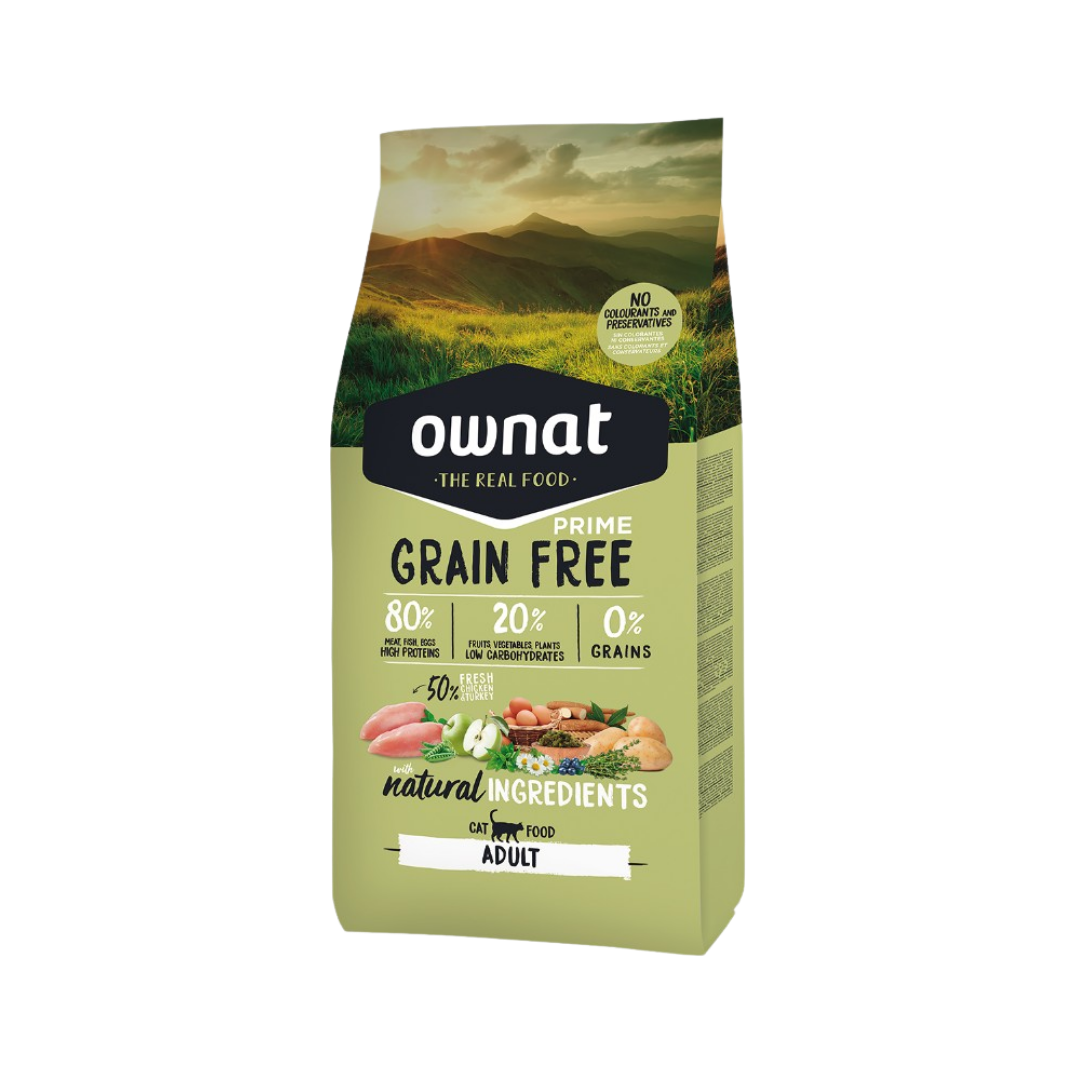 Ownat GF Prime Adulte Poulet & Dinde 8kg