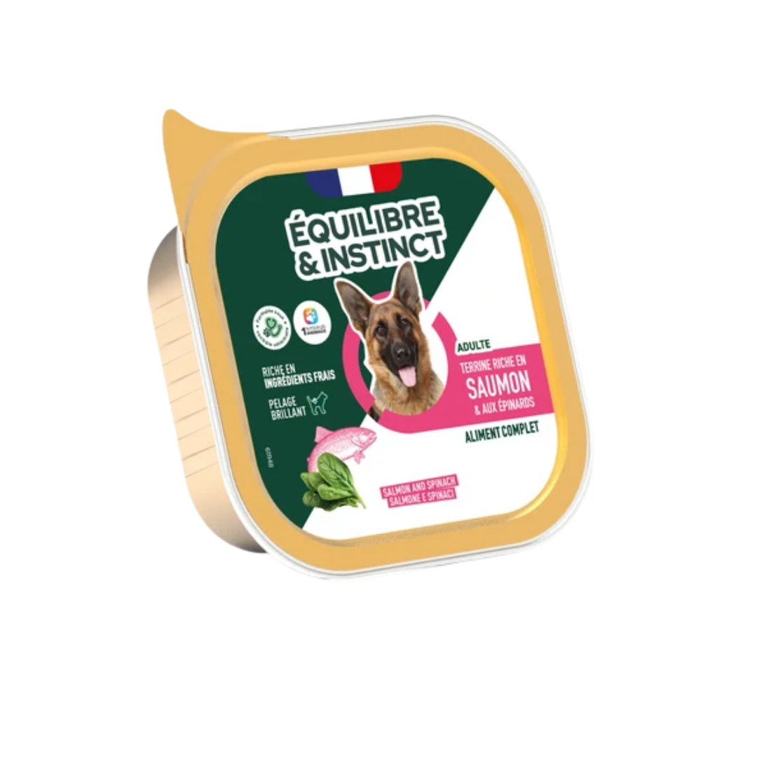 Pâtées riches en saumon & aux épinards 300gr