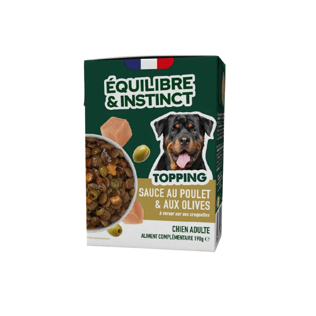 Topping Sauce au poulet & aux olives 190gr
