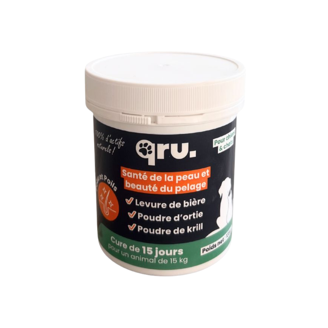 Qru - Complément Peau et Poils 135g