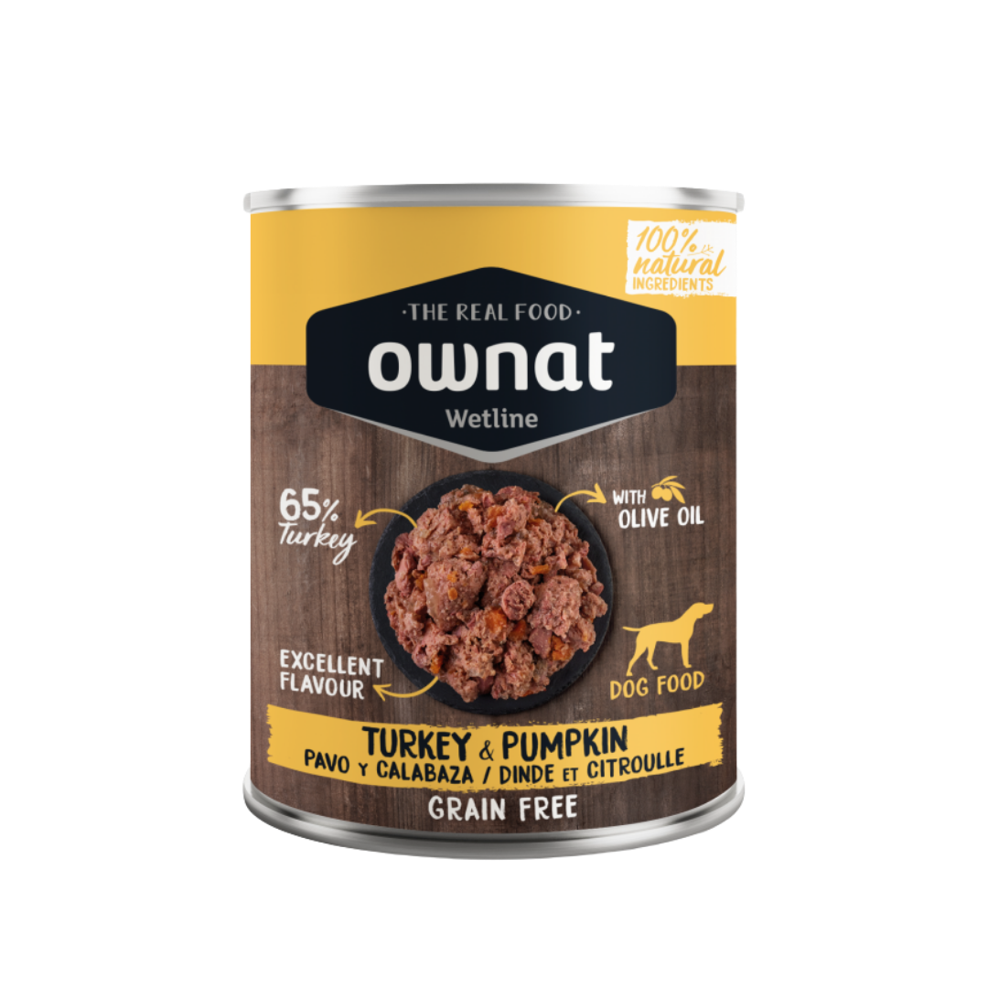 Ownat - Wetline Dinde et Citrouille 395g