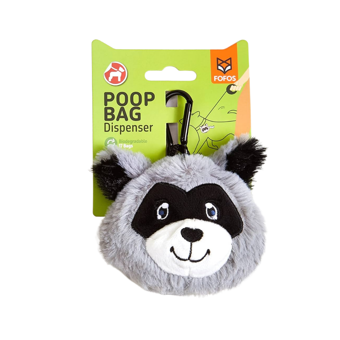 Distributeur de sacs à popo Raton Laveur