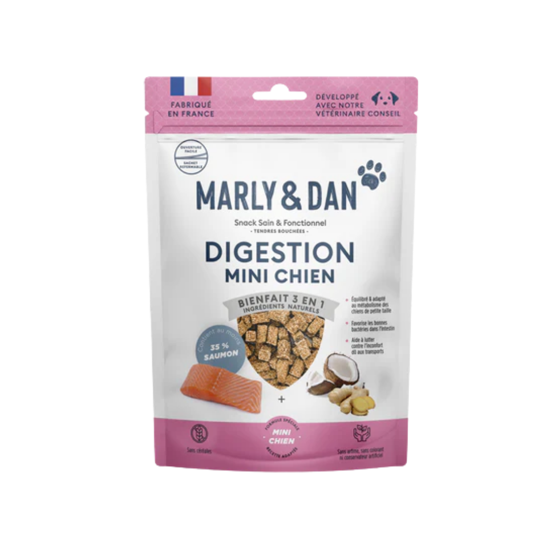Marly&Dan Friandises Digestion pour Mini Chien 50g