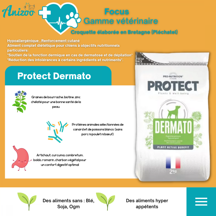 Protect Dermato chien, gamme vétérinaire