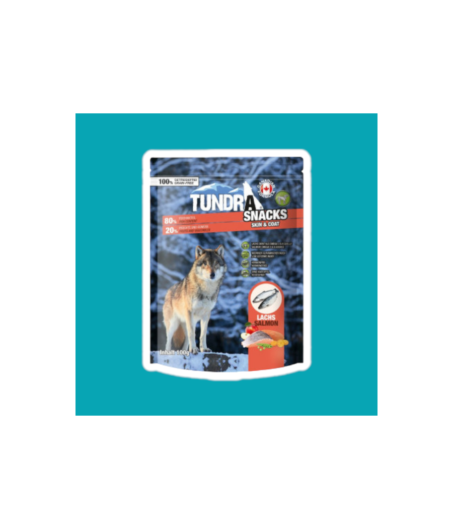 Tundra snack peau et poil - Saumon 100G