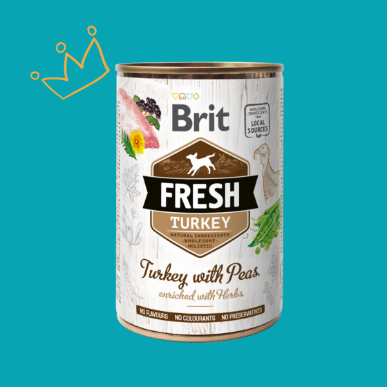 Brit Fresh - Dinde et Pois 400G