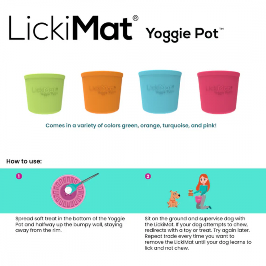 Lickimat Yoggie Pot - Pot de léchage