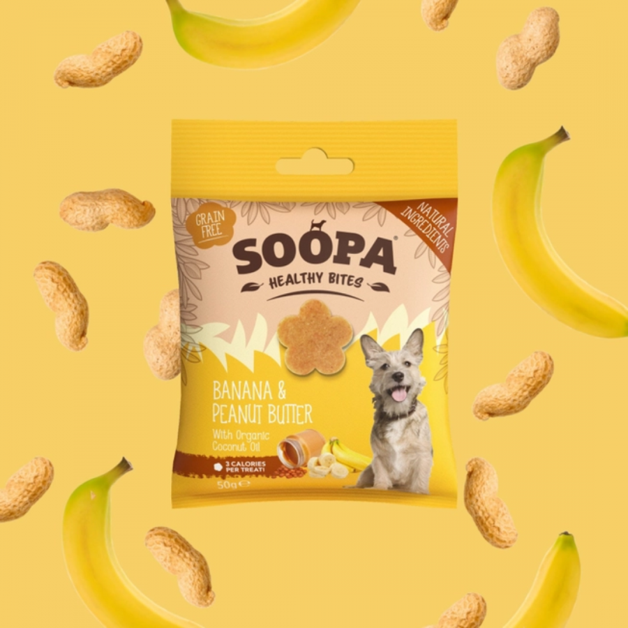 Bouchées Soopa - Banane et Peanut Butter 50G