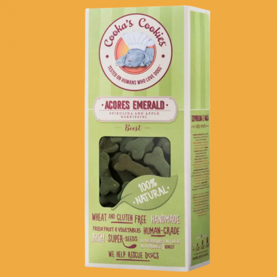 Émeraude des Açores  - Spiruline et Pomme CookasCookies