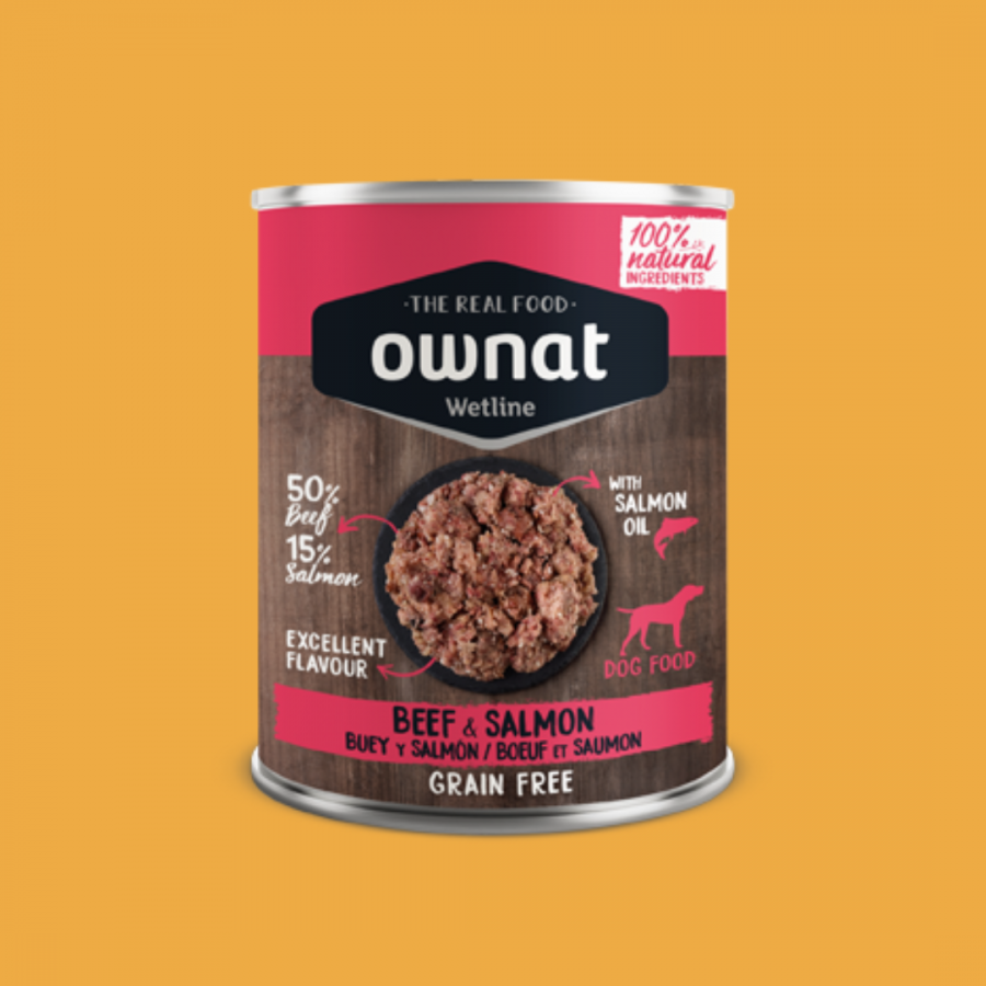 Wetline Chien ownat - Boeuf Saumon