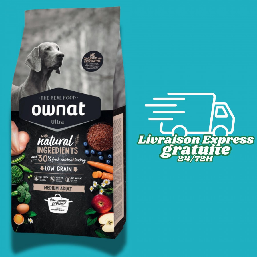 Ownat Ultra adulte medium - 14KG