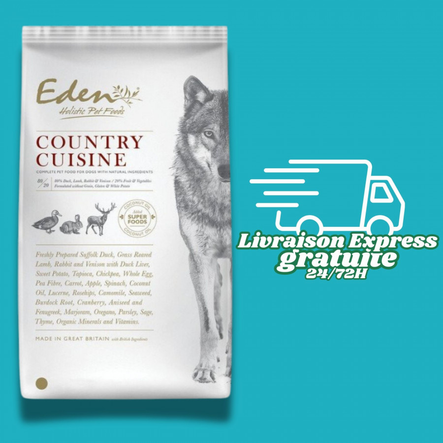 Eden 80/20 Country cuisine Sans céréales