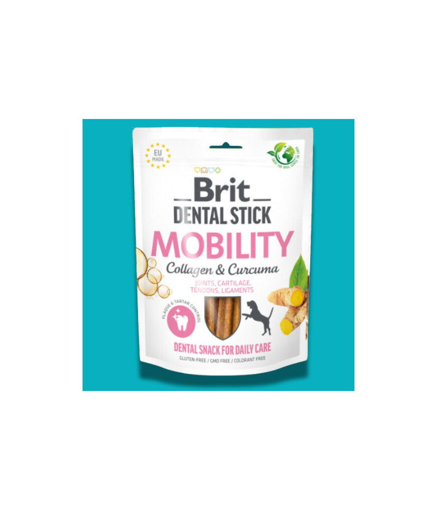 Brit Dental Stick articulation premium - Collagène et Curcuma