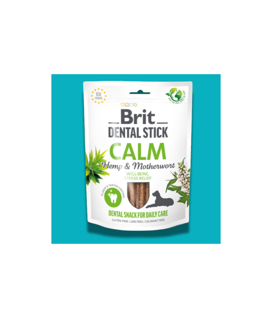 Brit Dental Stick Antistress Premium - Chanvre et Agripaume