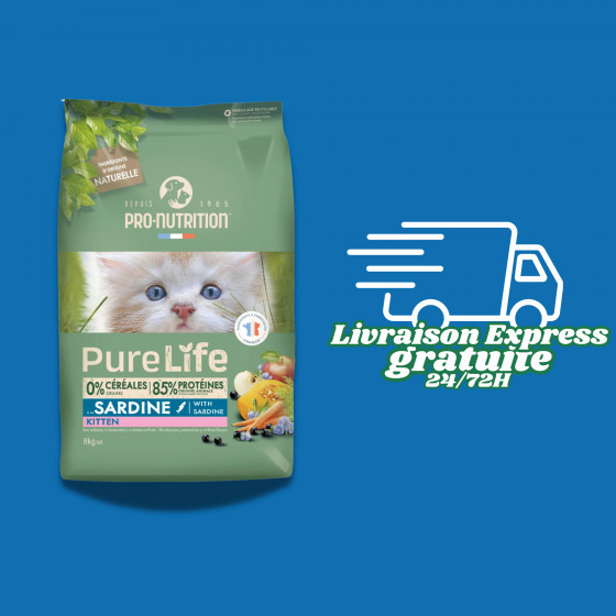 Pure Life Sardine chaton