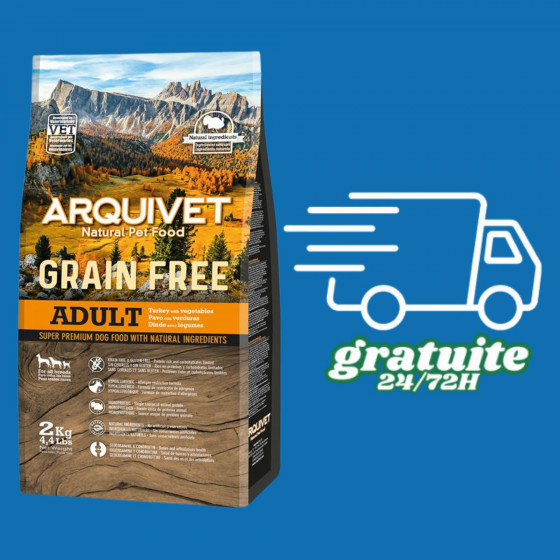 Arquivet - Adulte Sans céréales Dinde 12KG