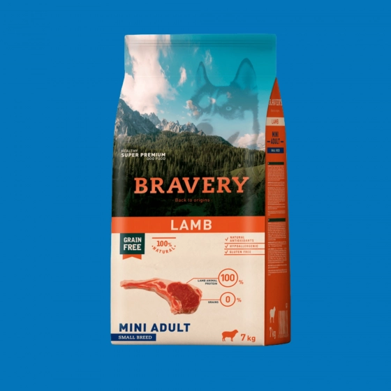 Bravery - Petite race - MINI CHIEN ADULTE - Agneau