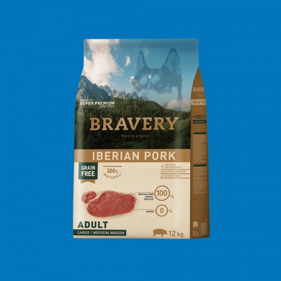 Croquettes porc ibérique sans céréales – Bravery