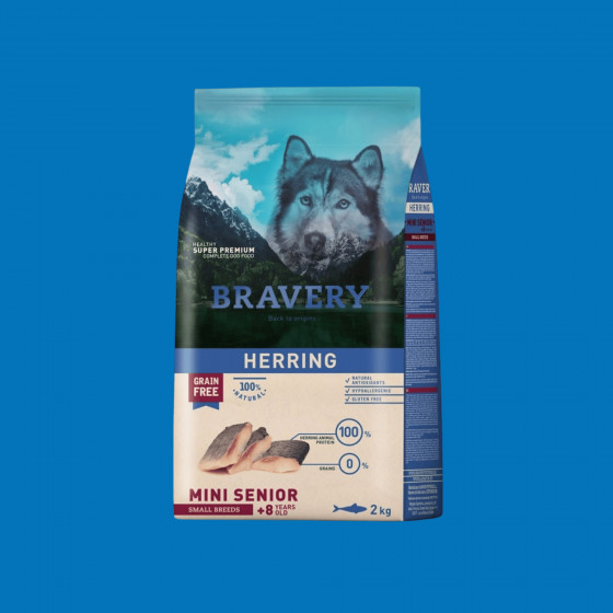 Croquettes mini senior hareng – Bravery