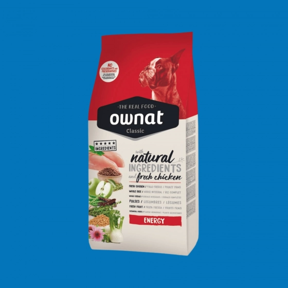 Croquettes chien énergie – Ownat Classic Energy