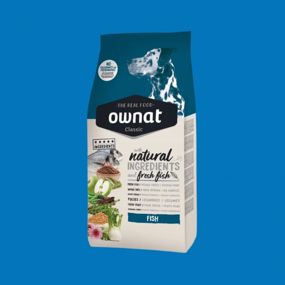 Croquettes chien poisson – Ownat Classique