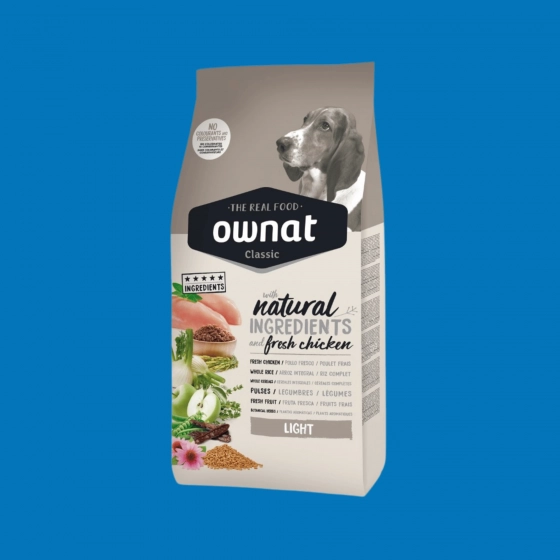 Croquettes chien light – Ownat Classique