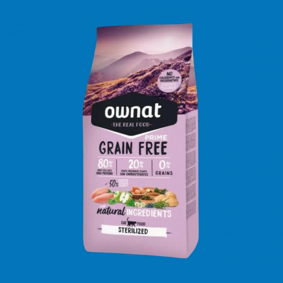Ownat Prime Grain Free Chat Stérilisé