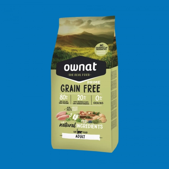 Ownat Prime Grain Free Chat Poulet & Dinde