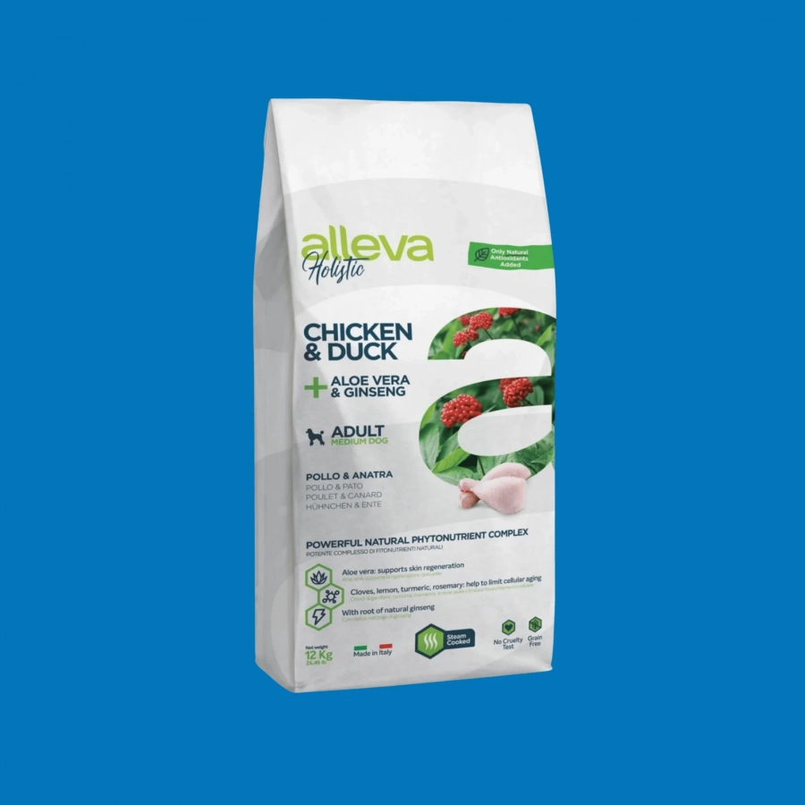 Alleva Holistic Poulet & Canard - Croquette chien Grain free Alleva Holistic Poulet & Canard - Croquette chien Grain free