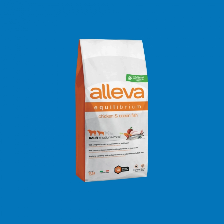 Alleva Equilibrium Poulet & Poisson - Croquette chien Alleva Equilibrium Poulet & Poisson - Croquette chien