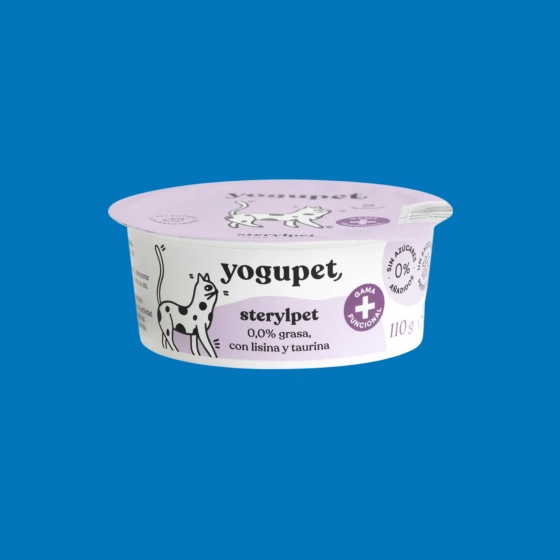 Yogupet - Yaourt 0% - spécial chat stérilisé - 110G