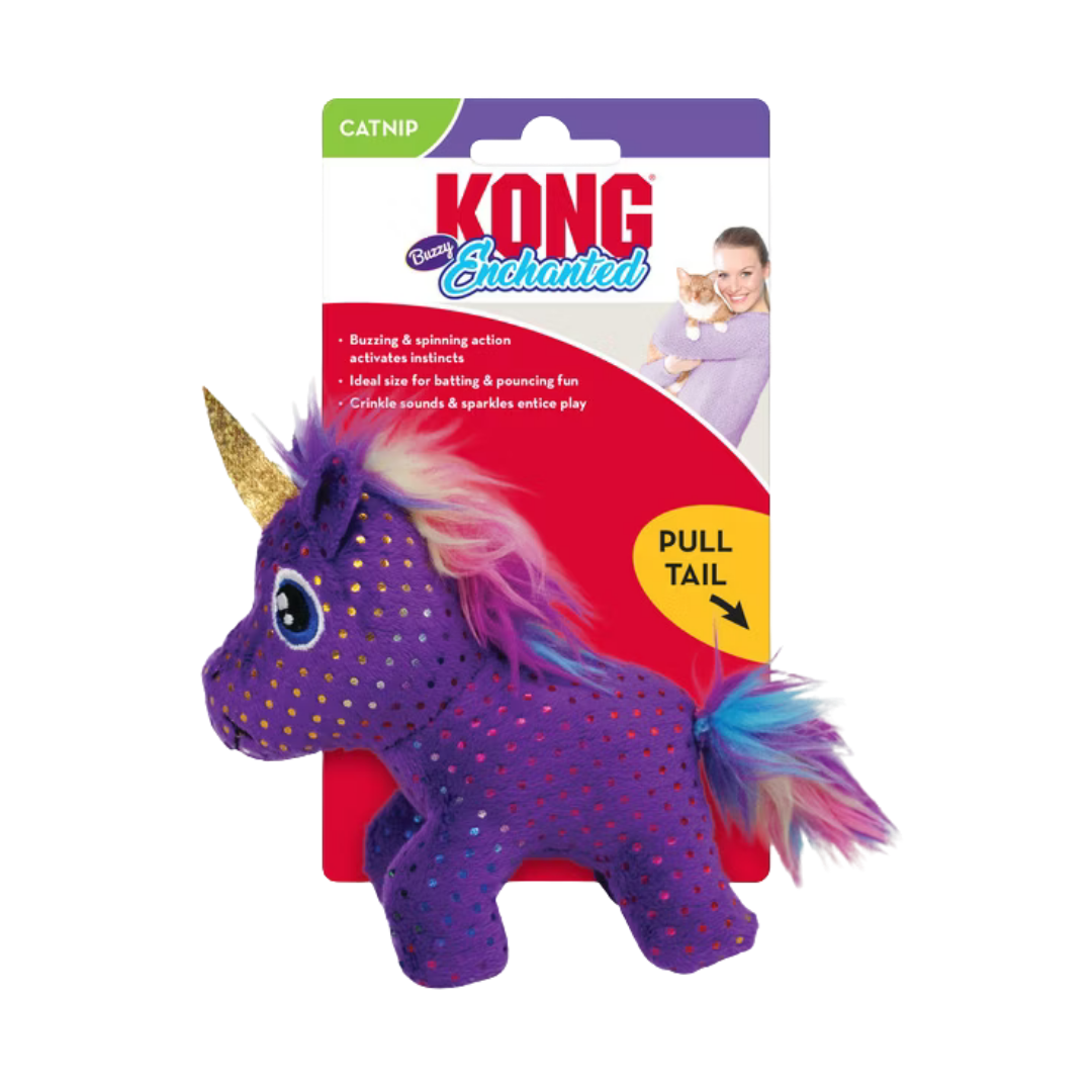 Kong Enchanted Buzzy Licorne pour Chat