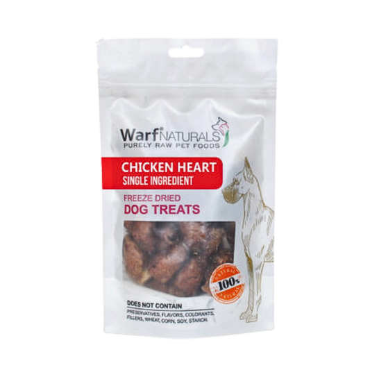 Warf Naturals -  Coeur de Poulet Lyophilisé 40g