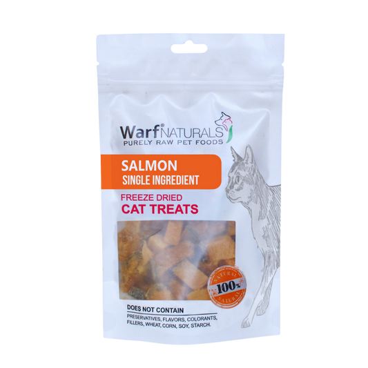 Warf Naturals Friandise Lyophilisé Saumon Chat 40gr
