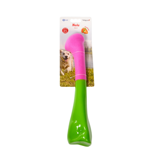 Jouet chien TPR Os Fraise