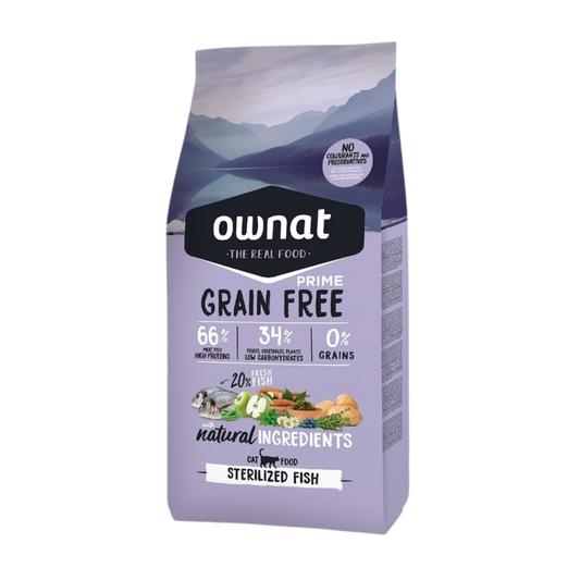 Ownat GF Prime Sterelized Fish Chat 8kg