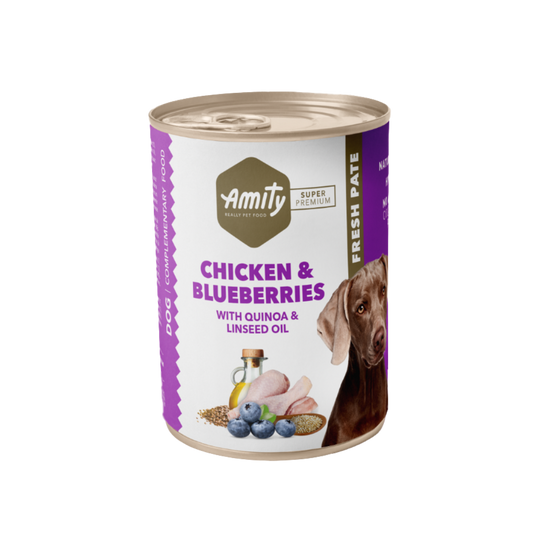 Amity Super Premium Poulet et Myrtilles 400gr
