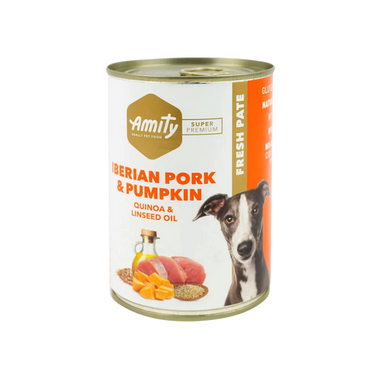 Amity Super Premium Porc et Potiron 400gr