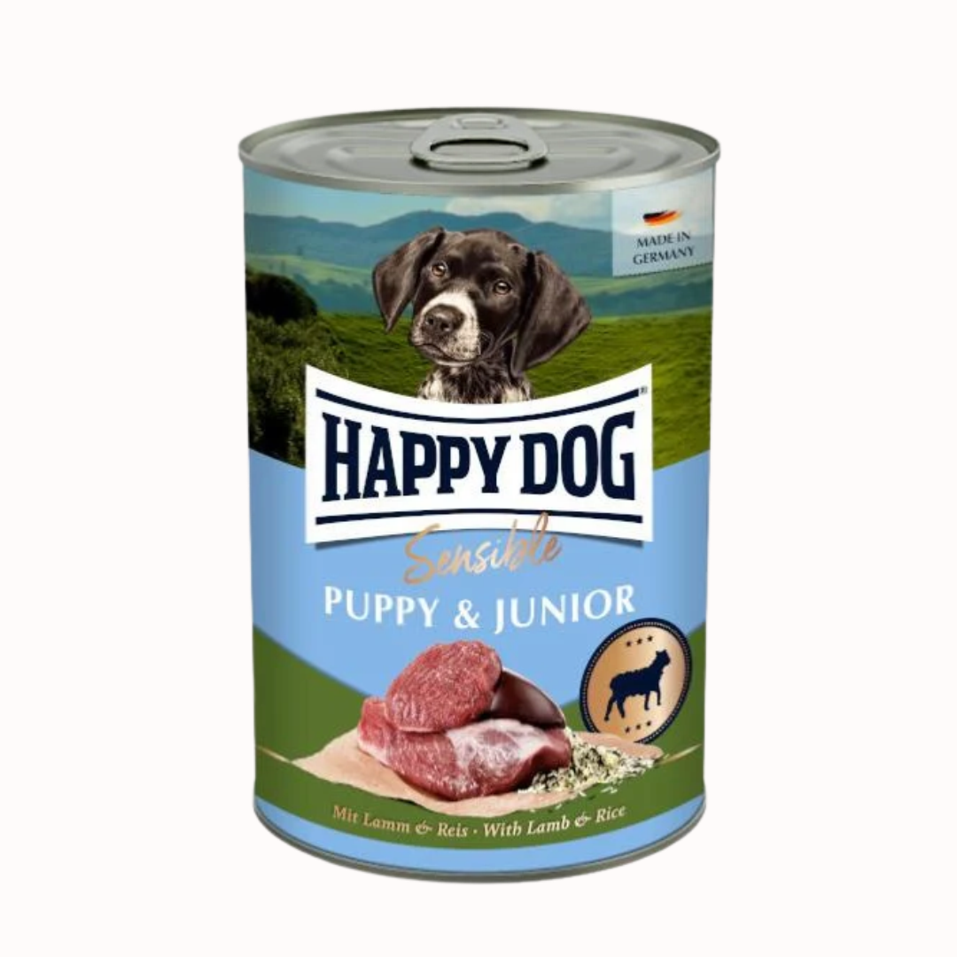 Happy Dog Sensible Puppy & Junior – Agneau & Riz 400gr