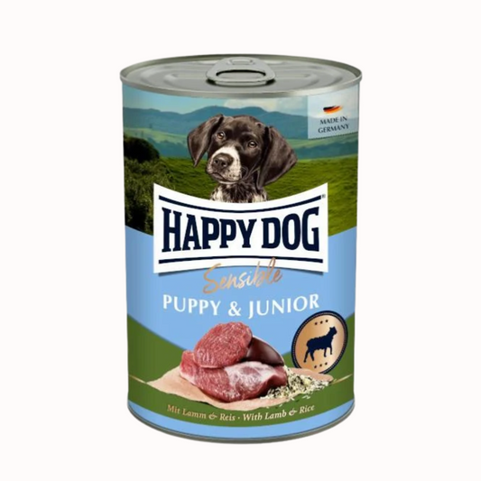 Happy Dog Sensible Puppy & Junior – Agneau & Riz 400gr