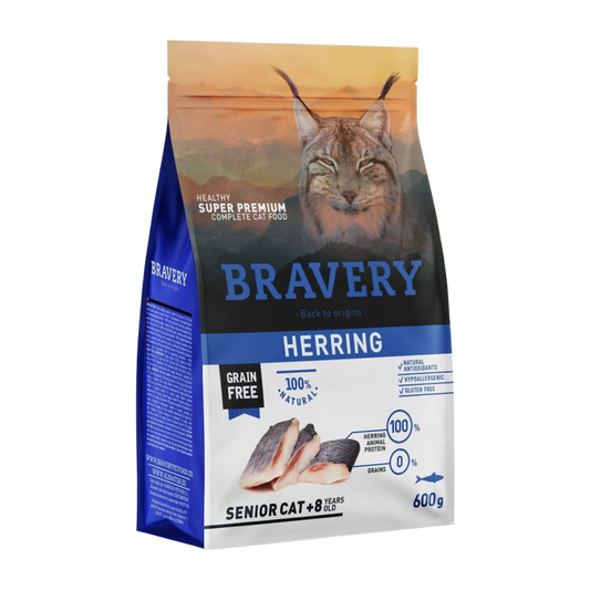 Bravery Cat Senior 8+ 600gr