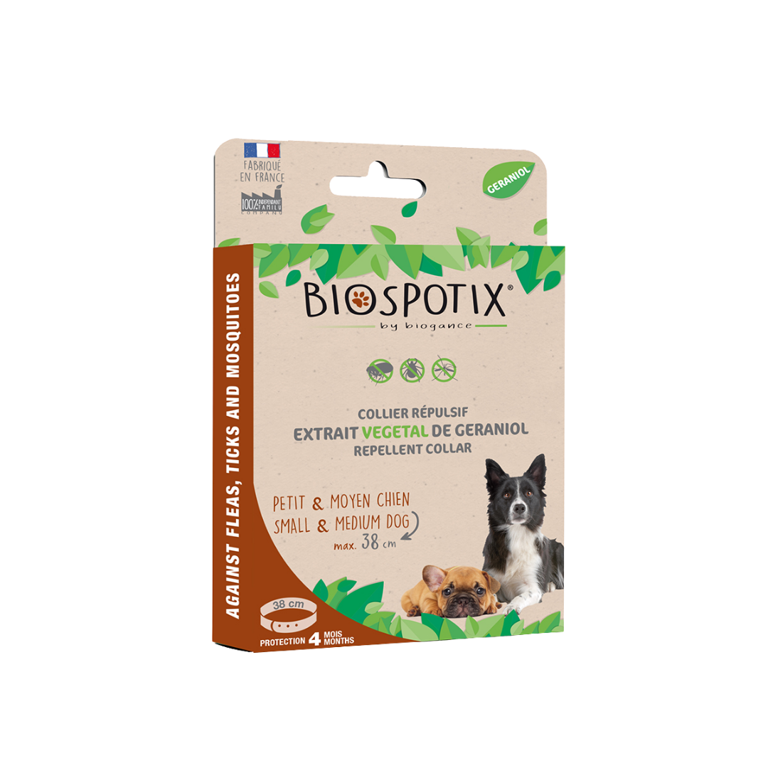 Collier répulsif petit et moyen Chien Biospotix